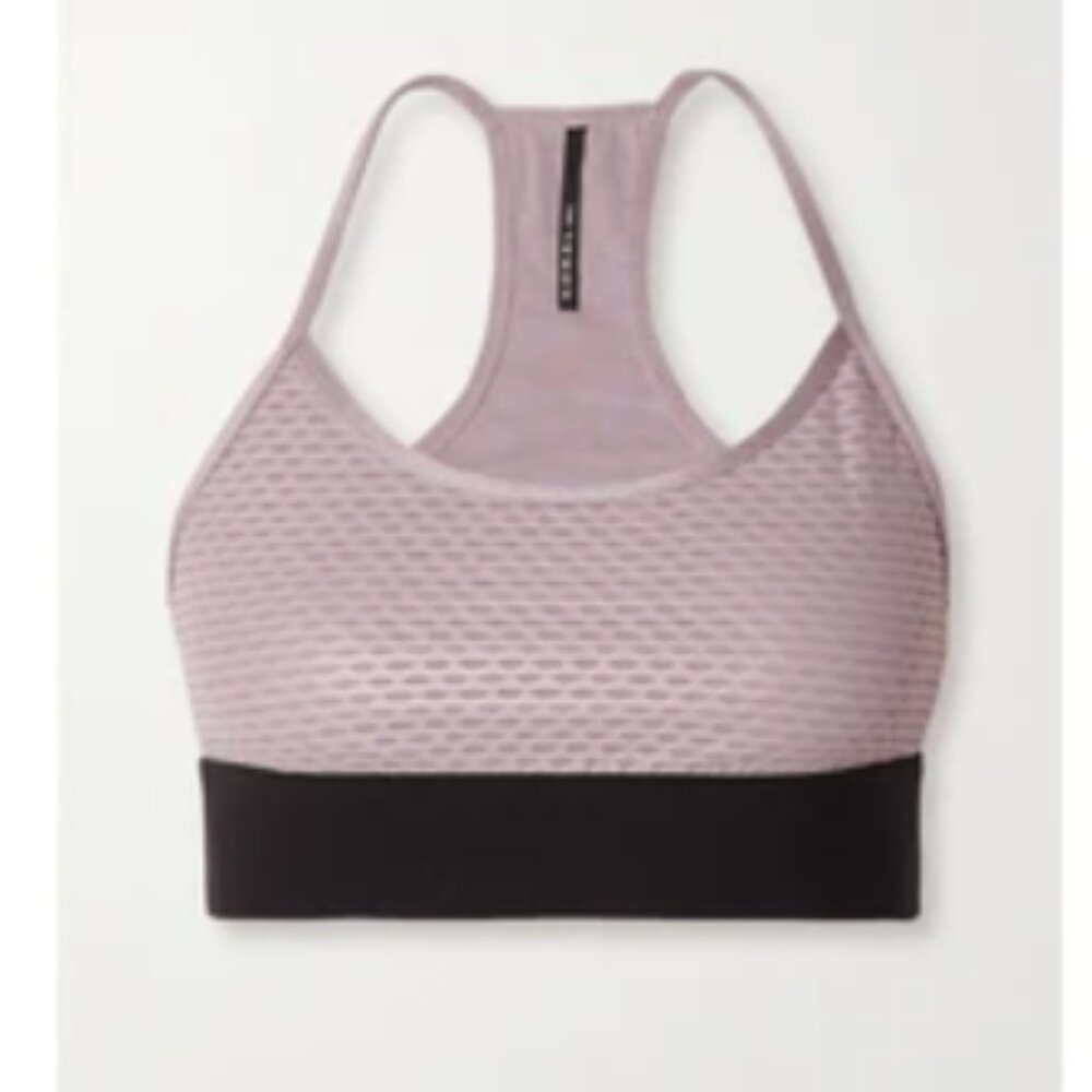 Koral Sweeper Nets Mesh Sports Bra, Size Small